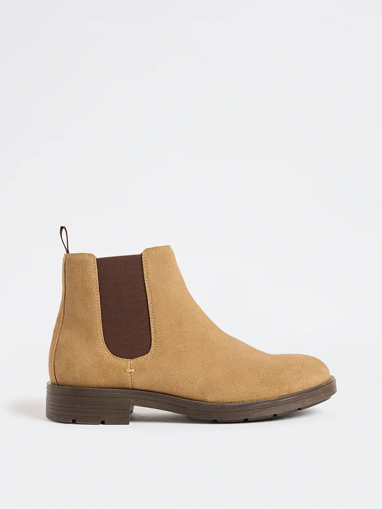 SOLEPLAY Beige Suede Leather Boots - Image 2