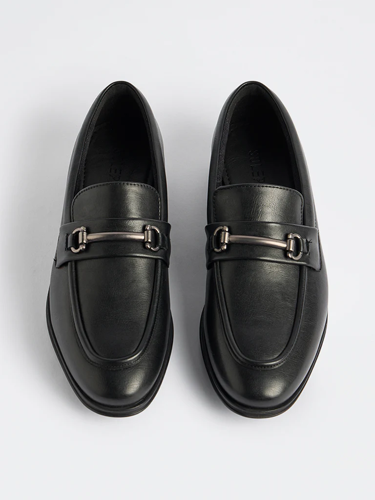 SOLEPLAY Black Horsebit Loafers - Image 3