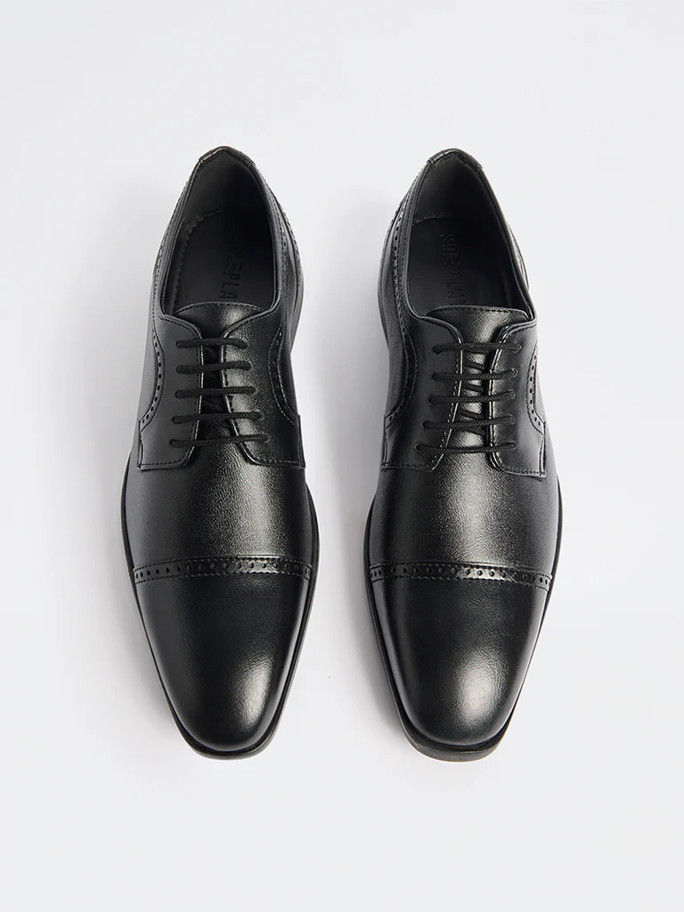 SOLEPLAY Black Oxford Shoes - Image 3