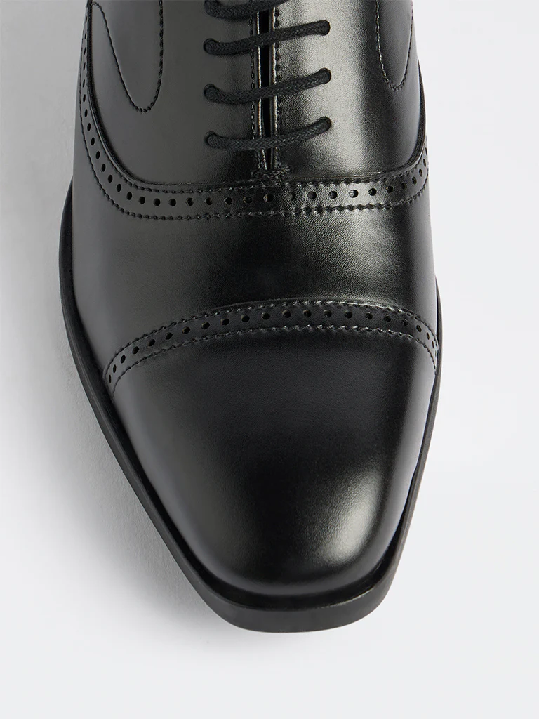 SOLEPLAY Black Oxford Shoes - Image 4