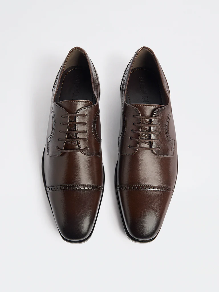 SOLEPLAY Brown Oxford Shoes - Image 2