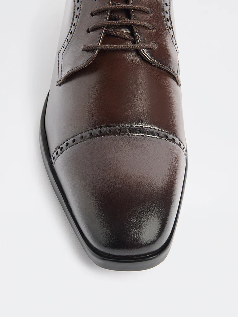 SOLEPLAY Brown Oxford Shoes - Image 3