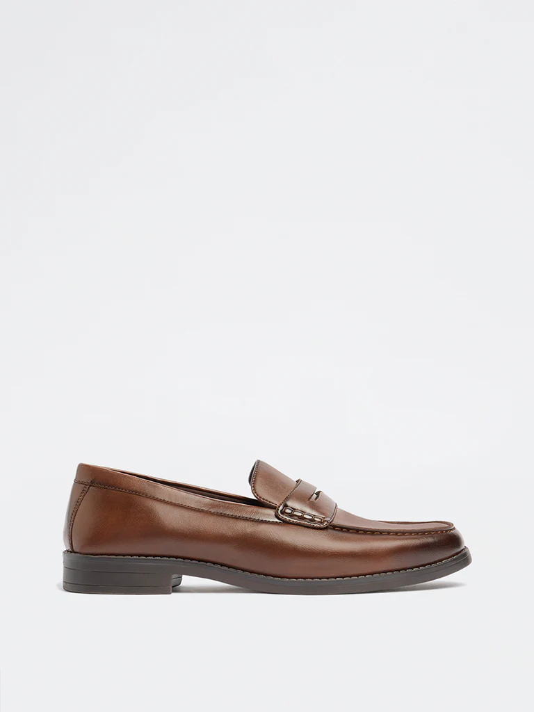 SOLEPLAY Brown Penny Loafers - Image 2