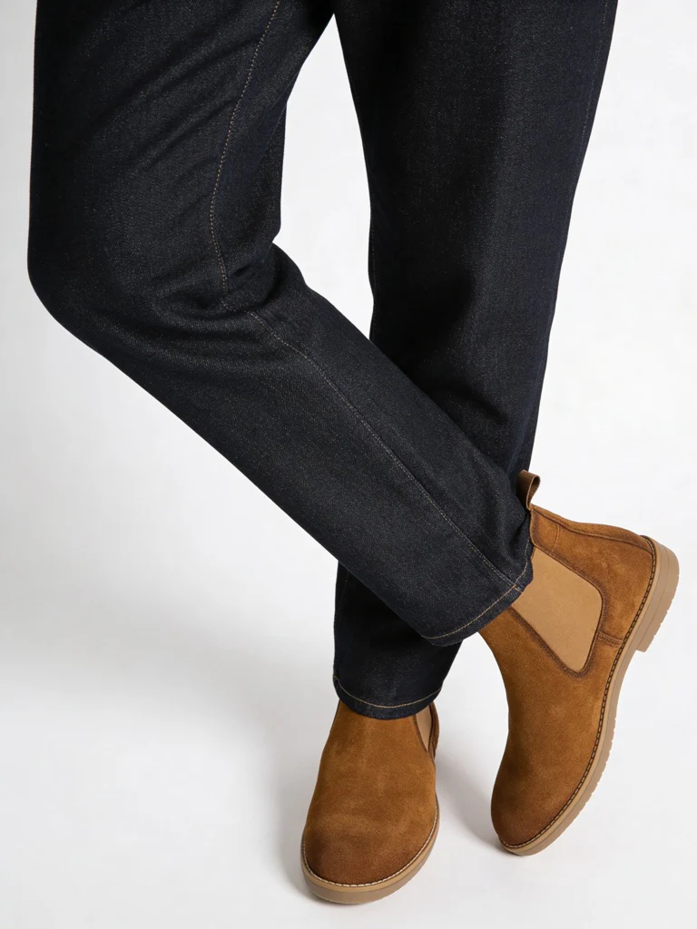 SOLEPLAY Brown Suede Chelsea Boots