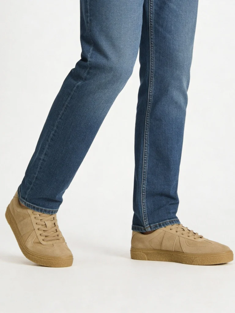 SOLEPLAY Brown Suede Lace-Up Sneakers