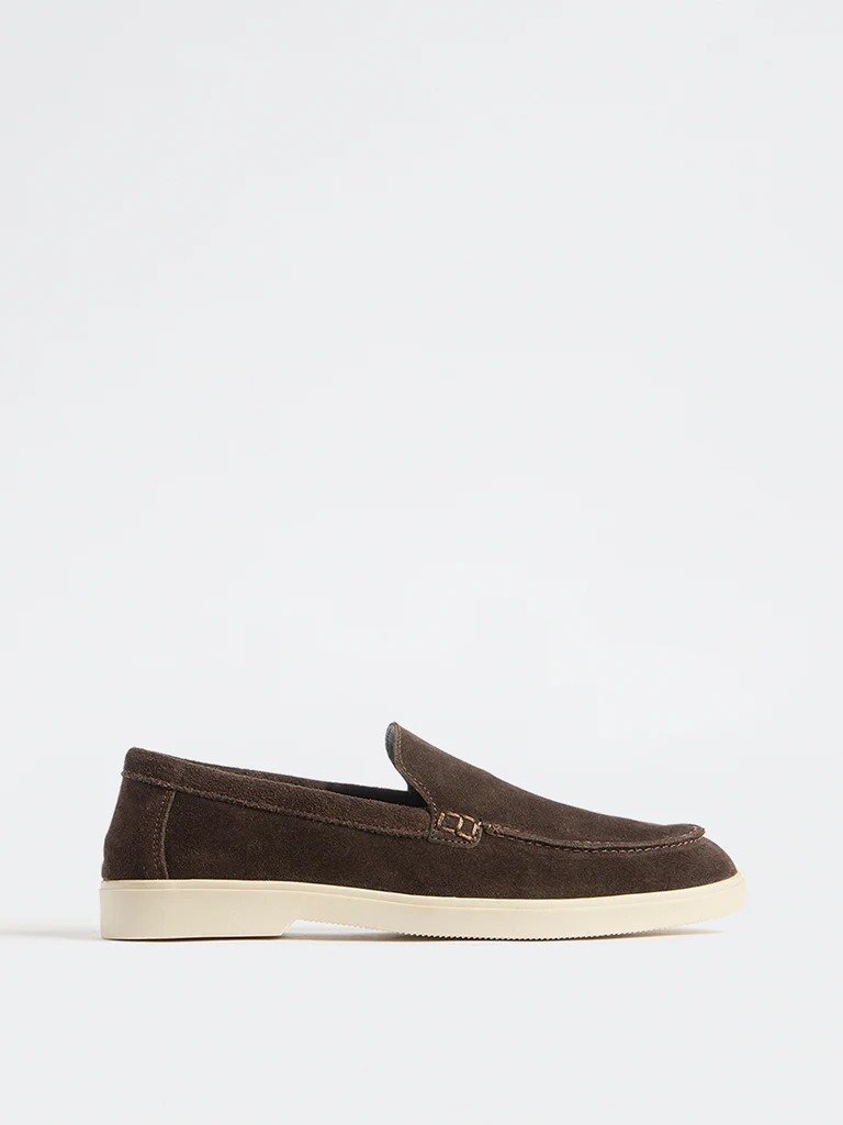 SOLEPLAY Brown Suede Loafers - Image 2