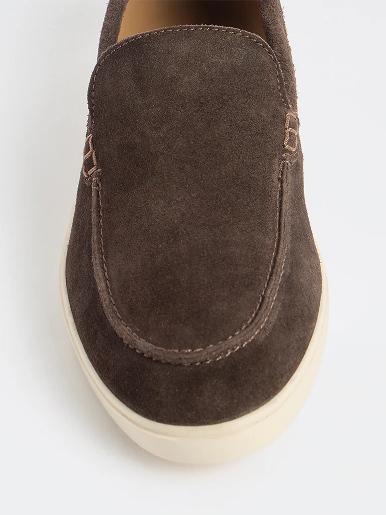 SOLEPLAY Brown Suede Loafers - Image 4