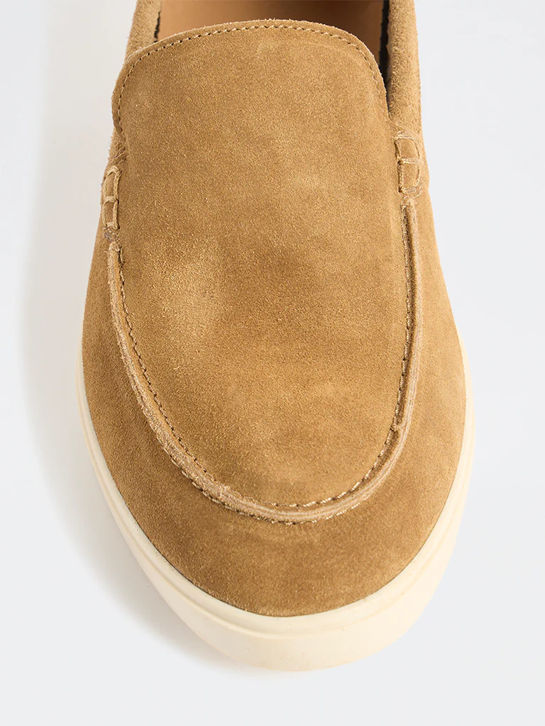 SOLEPLAY Brown Suede Loafers - Image 4