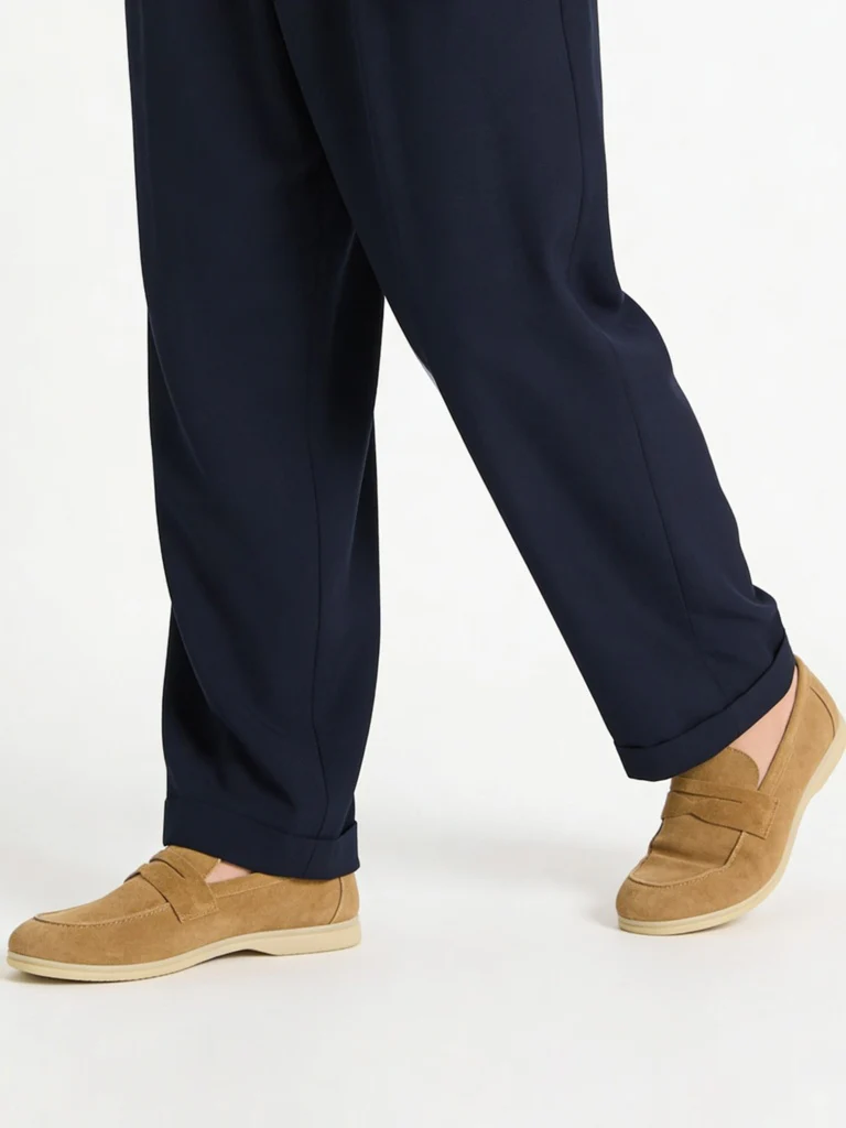 SOLEPLAY Brown Suede Penny Loafers