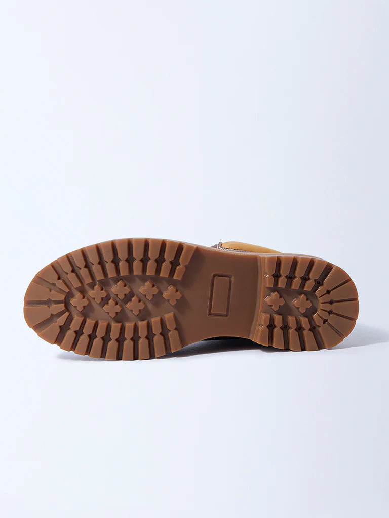 SOLEPLAY Brown Suede Rowan Leather Boots - Image 3