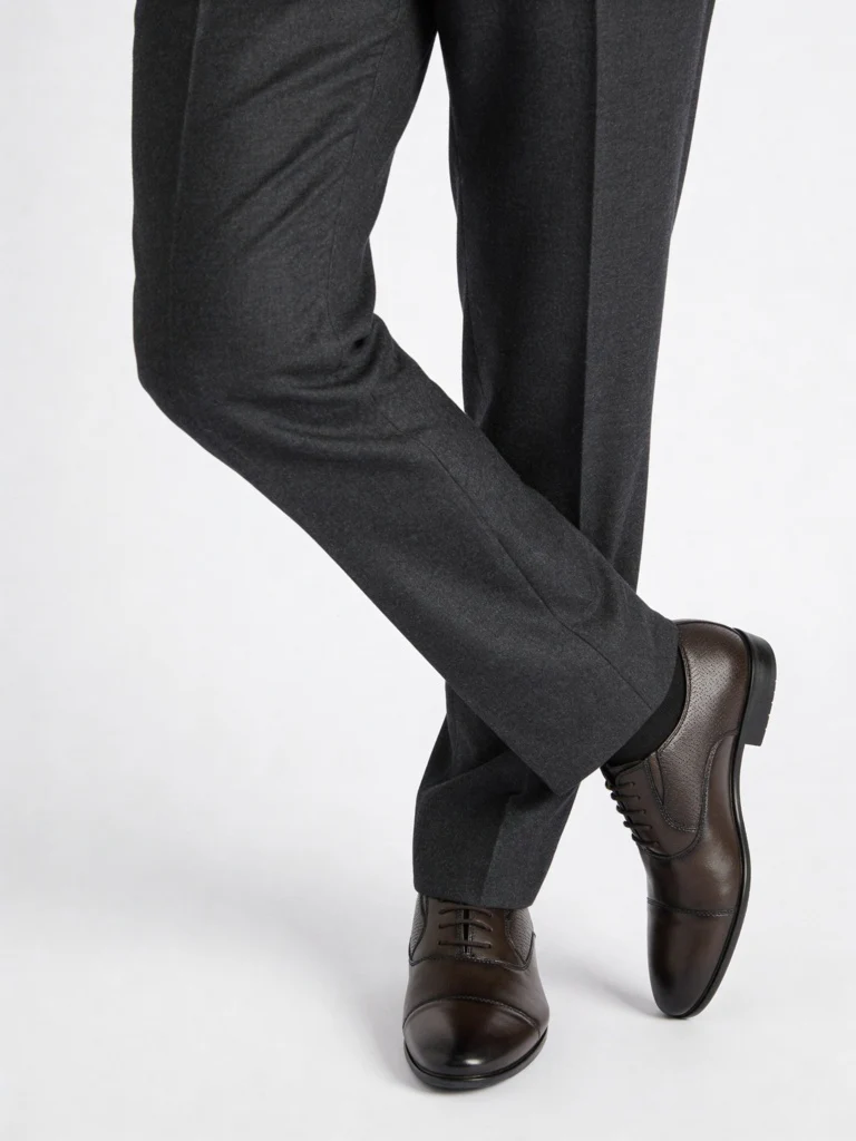 SOLEPLAY Brown Textured Oxford Shoes