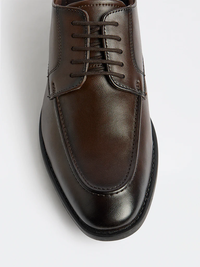 SOLEPLAY Dark Brown Derby Shoes - Image 3