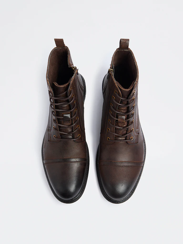 SOLEPLAY Dark Brown Leather Maverick Boots - Image 3