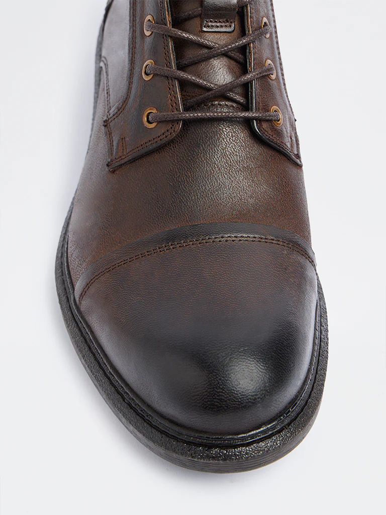 SOLEPLAY Dark Brown Leather Maverick Boots - Image 4