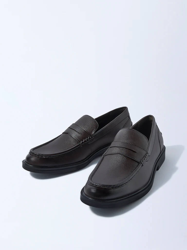 SOLEPLAY Dark Brown Penny Loafers - Image 2
