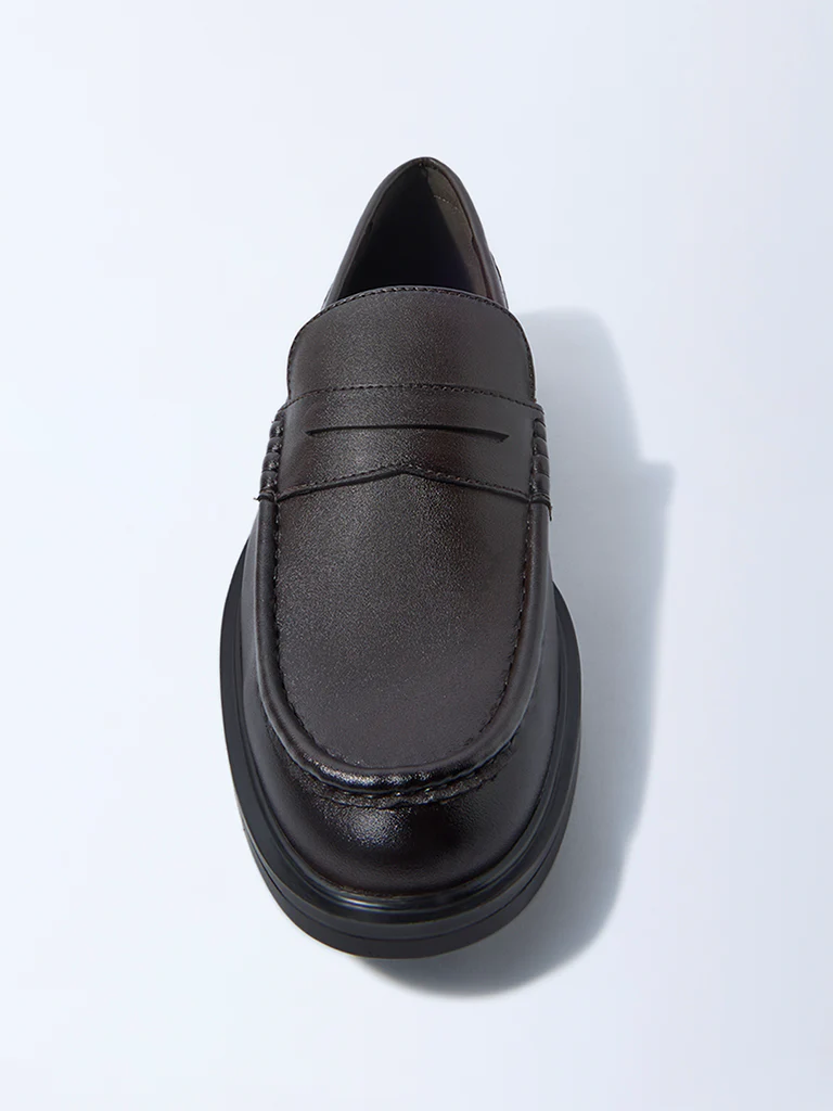 SOLEPLAY Dark Brown Penny Loafers - Image 3