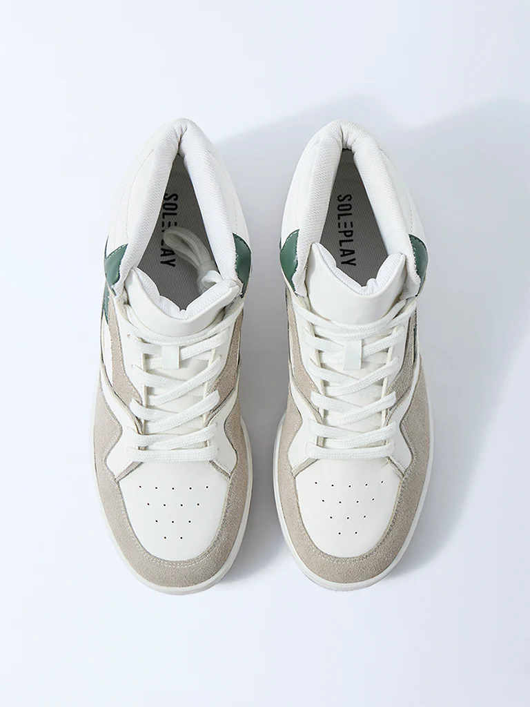 SOLEPLAY Grey Perforated Sneakers - Image 2