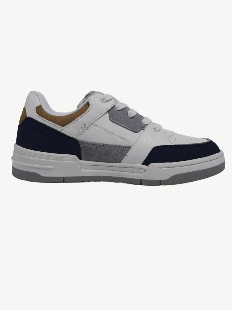 SOLEPLAY Navy Perforated Lace-Up Sneakers - Image 2
