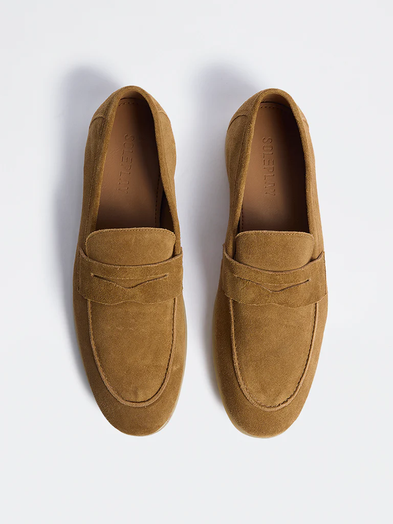 SOLEPLAY Ochre Suede Loafers - Image 2