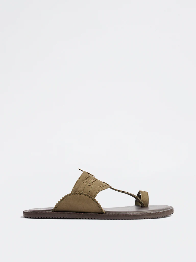 SOLEPLAY Olive Kolhapuri Sandals - Image 2