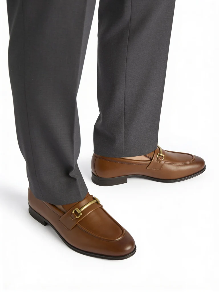 SOLEPLAY Tan Horsebit Loafers