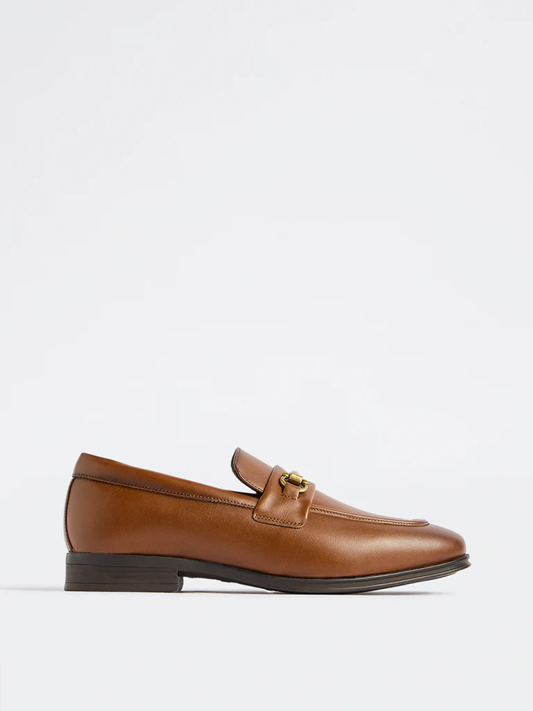 SOLEPLAY Tan Horsebit Loafers - Image 2