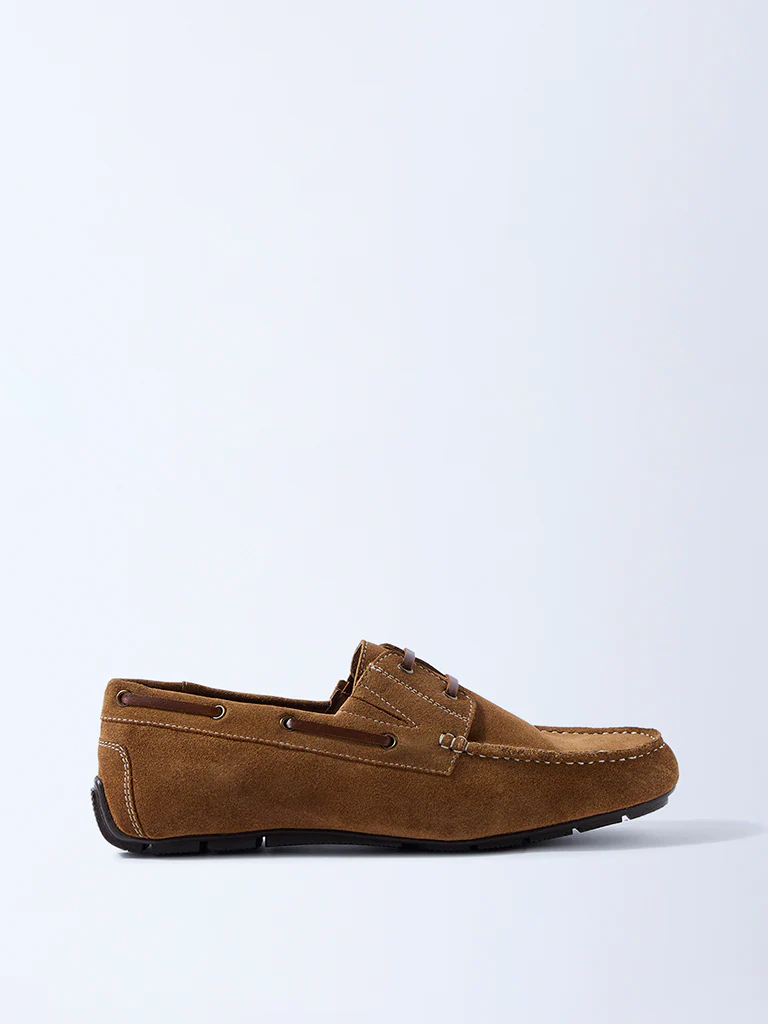 SOLEPLAY Tan Suede Loafers