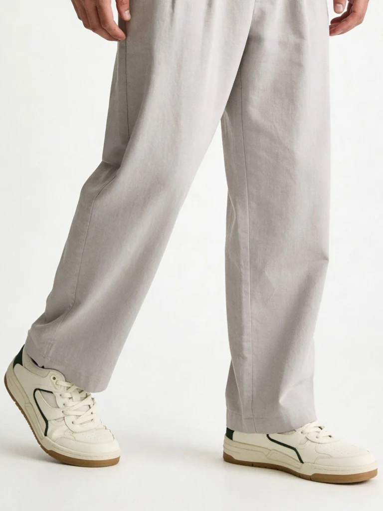 SOLEPLAY White Contrast-Detailed Lace-Up Sneakers