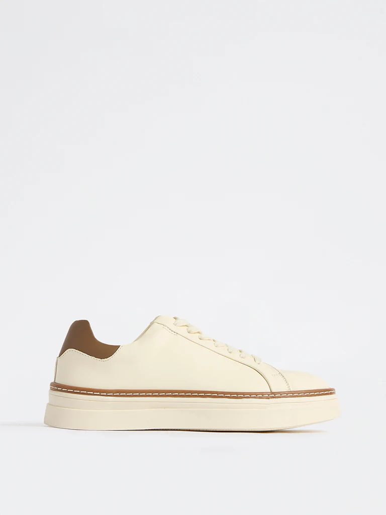 SOLEPLAY White Pipeline-Detailed Lace-Up Sneakers - Image 2