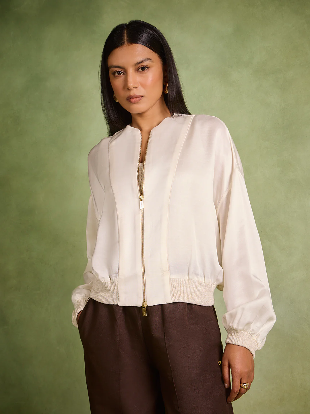 Solid Jacket β Ivory