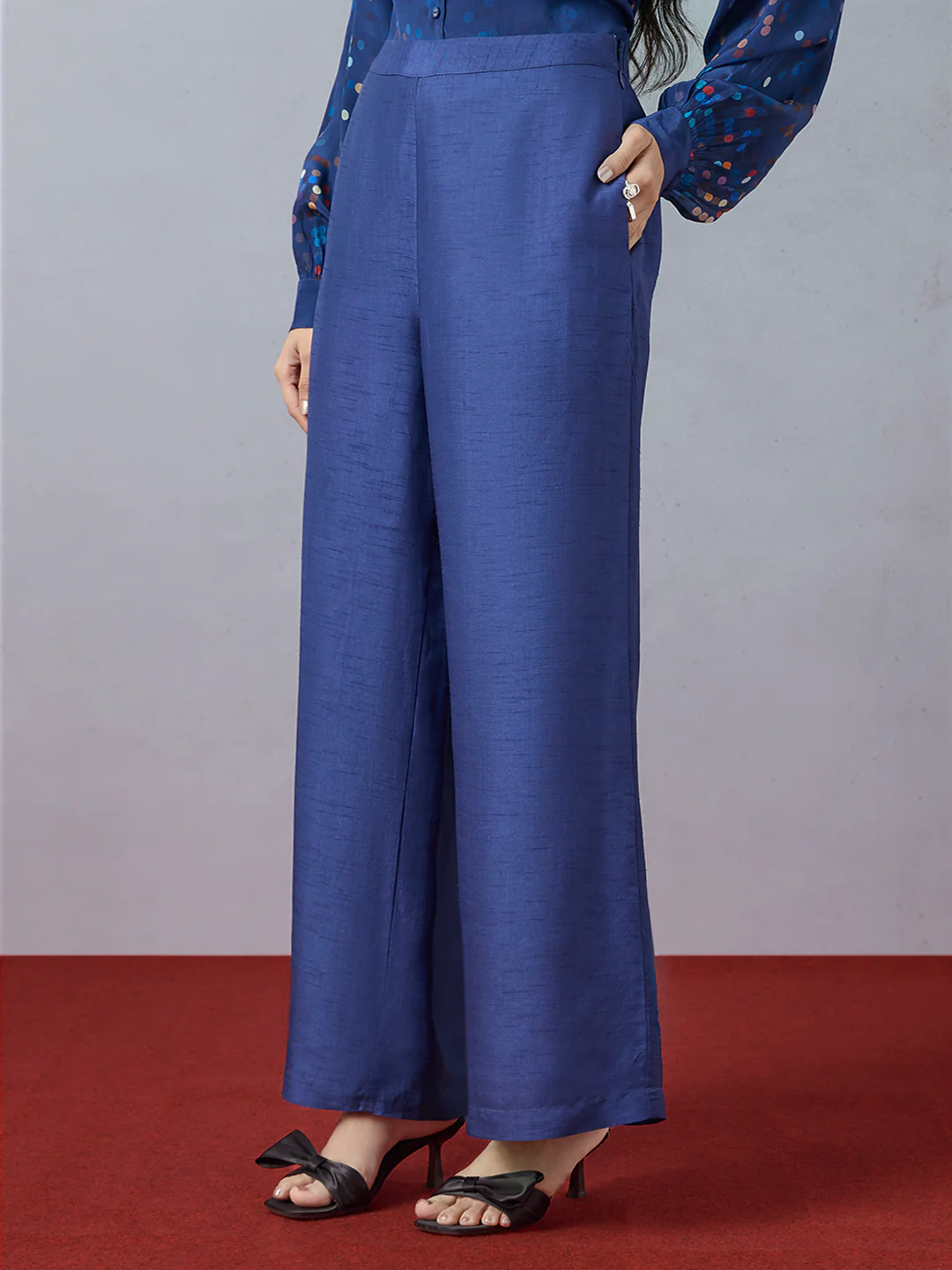 Solid Pants - Blue