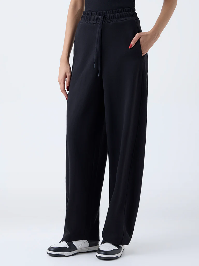 Studiofit Black High-Rise Pants - Image 2