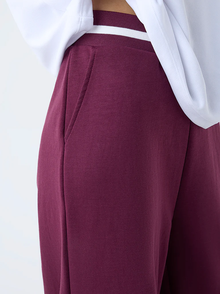 Studiofit Plum High-Rise Pants - Image 3