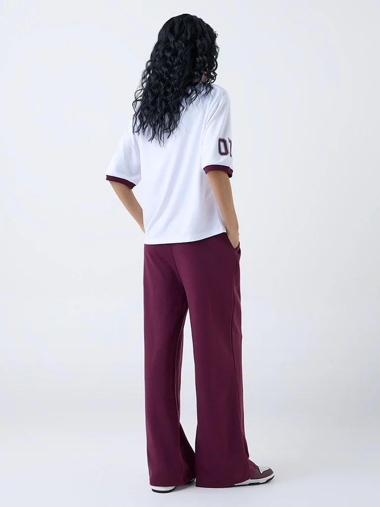 Studiofit Plum High-Rise Pants - Image 4