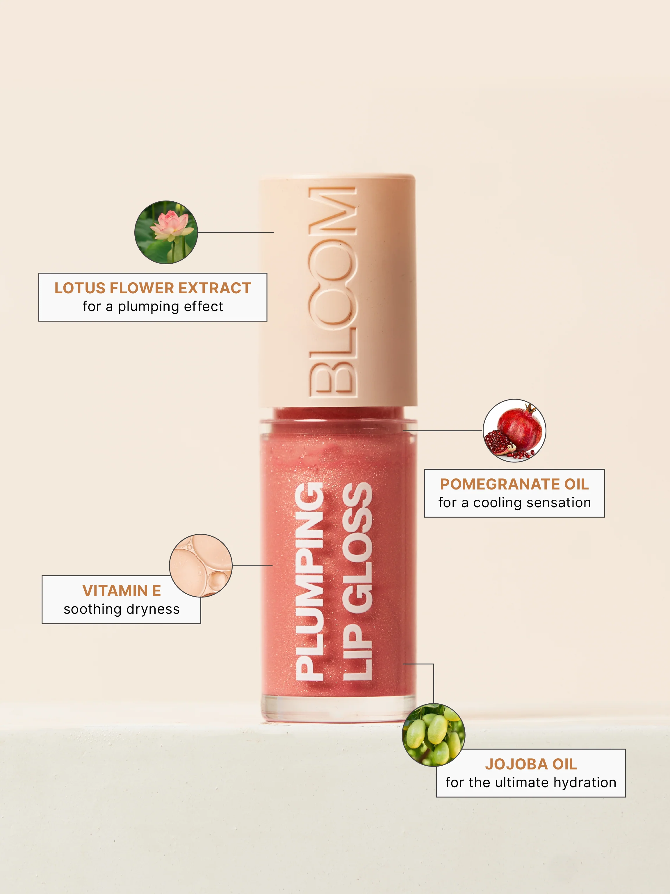 Studiowest Bloom Pink 04 Frost Lip Gloss - 7 GM - Image 3