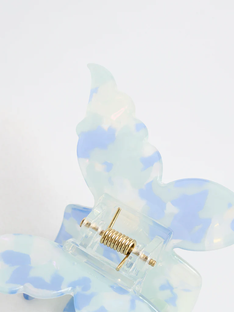 Studiowest Blue Marble Butterfly Clip - Image 3