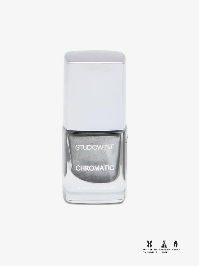 Studiowest Chromatic Gunmetal Steel Blaze GM-30 Nail Colour - 8 ml - Image 3