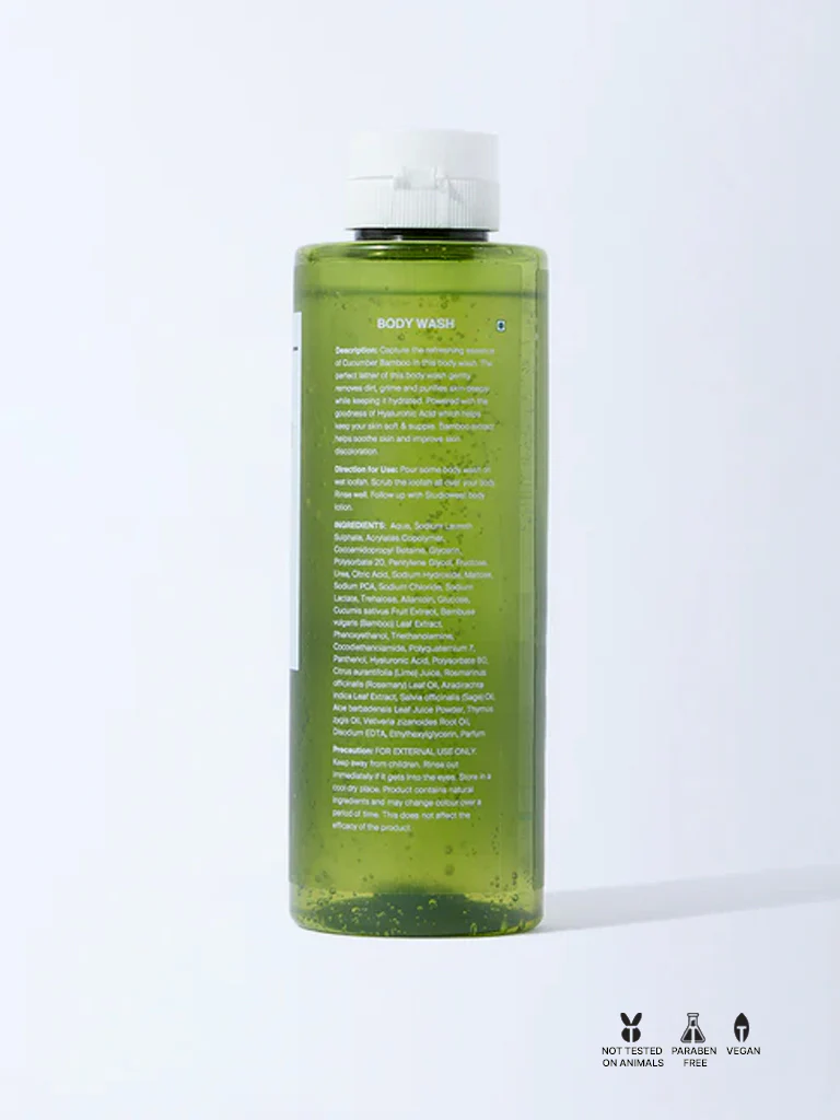 Studiowest Cucumber Bamboo Body Wash - 250 ml - Image 3
