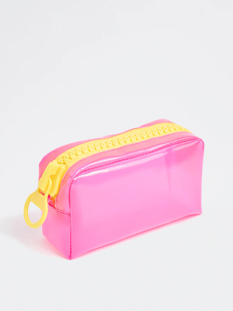 Studiowest Fuschia Rectangular Jelly Pouch