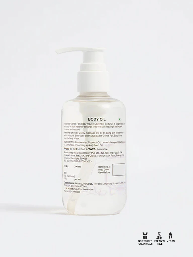 Studiowest Gentle Folk Lavender Body Oil - 200 ml - Image 2