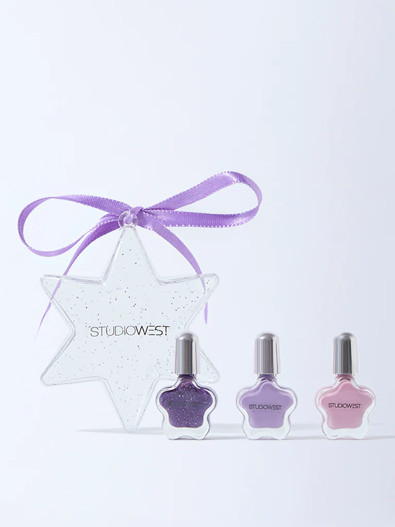 Studiowest Glitzy Minis Nail Color Lilacs - Pack of 3