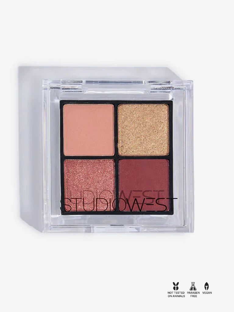Studiowest Golden Hour Eyeshadow Quad - 4 gm - Image 3