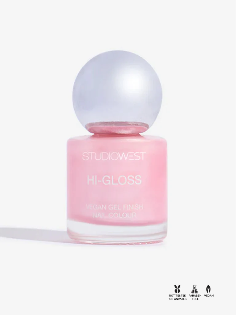 Studiowest Hi-Gloss Gilded Pink P-09 Creme Nail Colour - 8 ml - Image 3