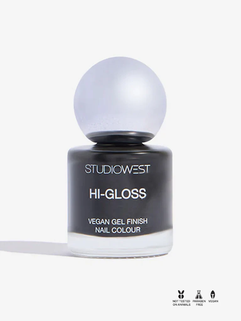 Studiowest Hi-Gloss Midnight Noir GY-09 Creme Nail Colour - 8 ml - Image 3