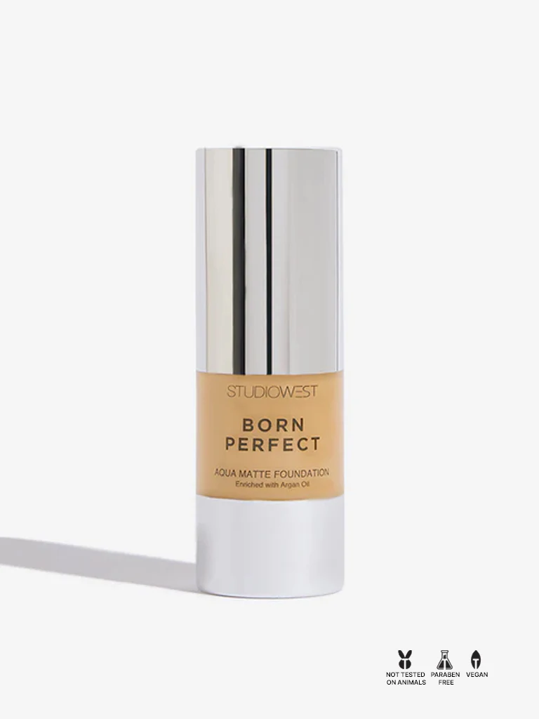 Studiowest Latte Born Perfect Aqua Matte Foundation - 23 ml - Image 3
