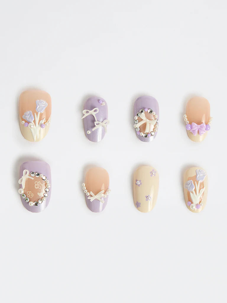 Studiowest Lilac Victorian Era Press-On Nail Set
