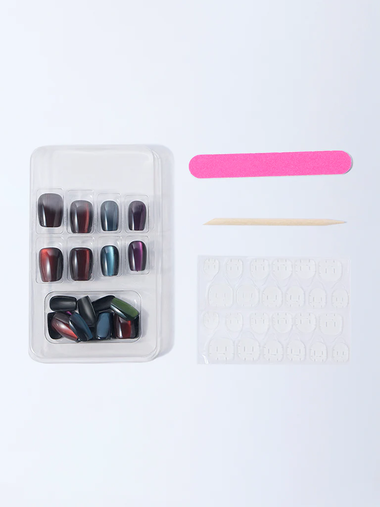 Studiowest Multicolour Cat Eye Press-On Nail Set - Image 2