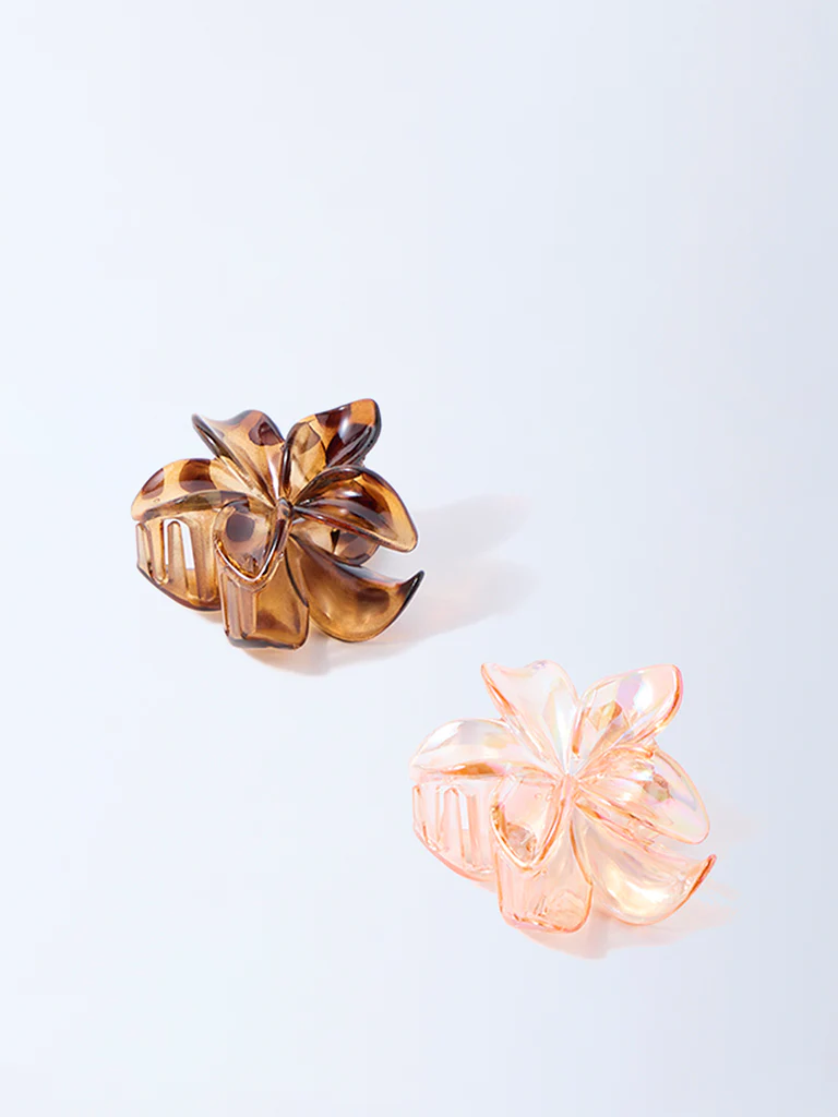 Studiowest Multicolour Flower Clips - Pack of 2 - Image 2