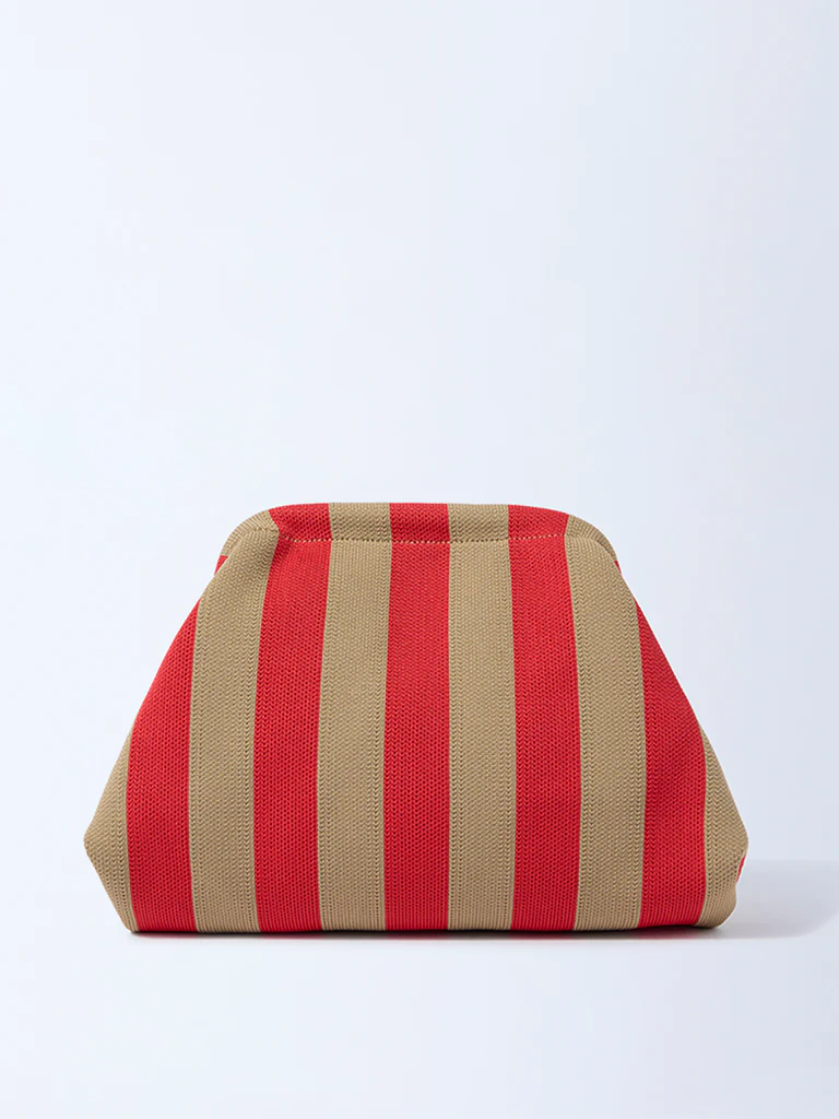 Studiowest Multicolour Striped Pouch