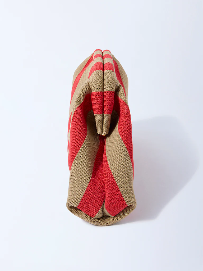 Studiowest Multicolour Striped Pouch - Image 3